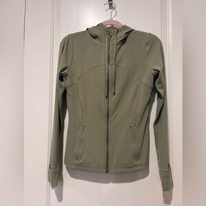 Lululemon Athletic Bay leaf green Women's Define Hooded Jacket - NWOT